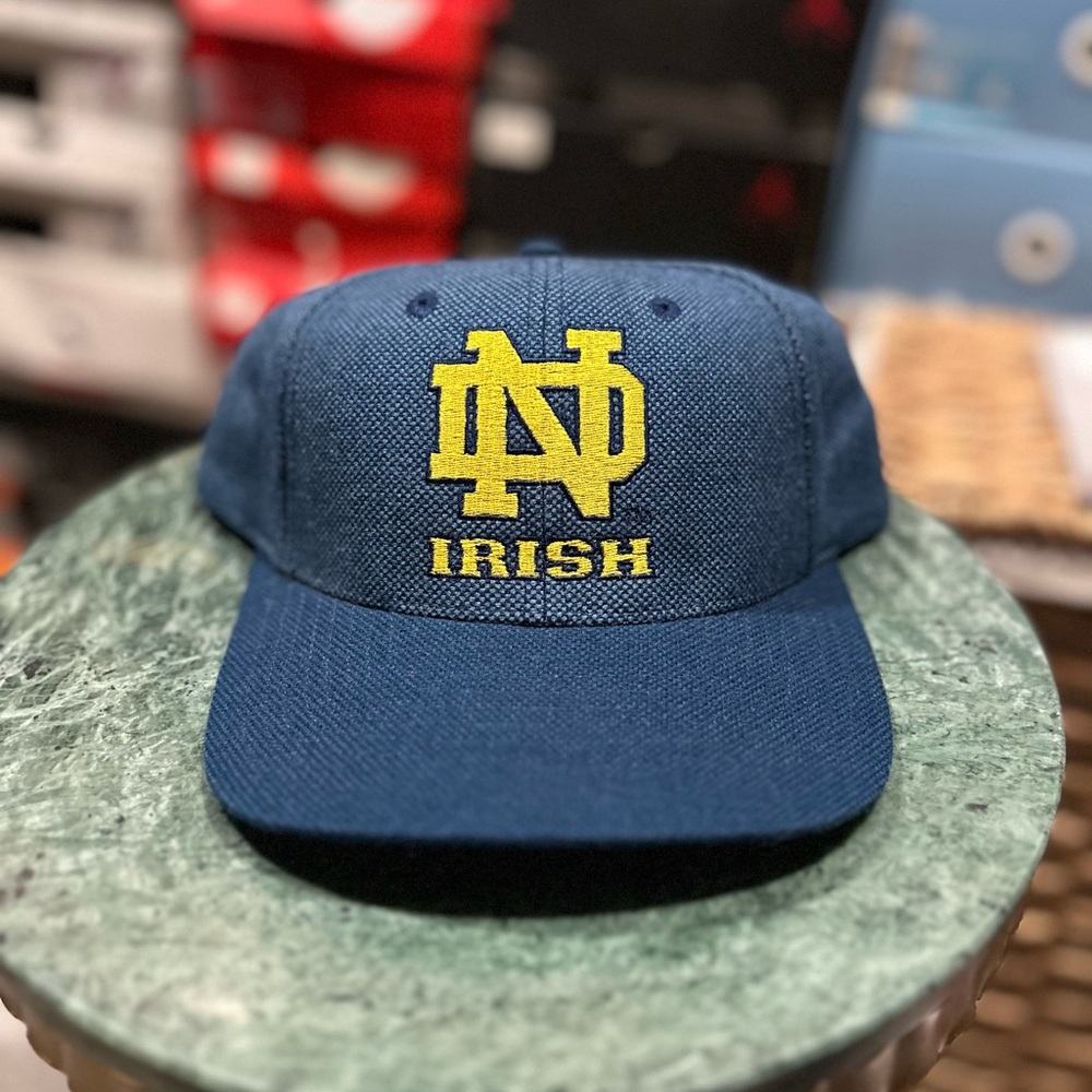 Vintage Logo 7 Notre Dame SnapBack Hat